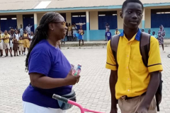 Gapbuster bicycles distributed to students for easy access to school