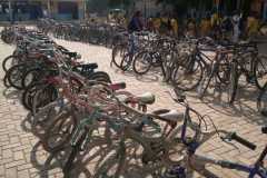 Gapbuster bicycles distributed to students for easy access to school