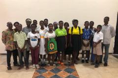 GapBuster Ghana exchange students and parents at first trip meeting
